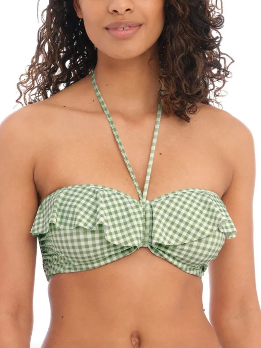 Check In Bandeau Bikini Top - Khaki
