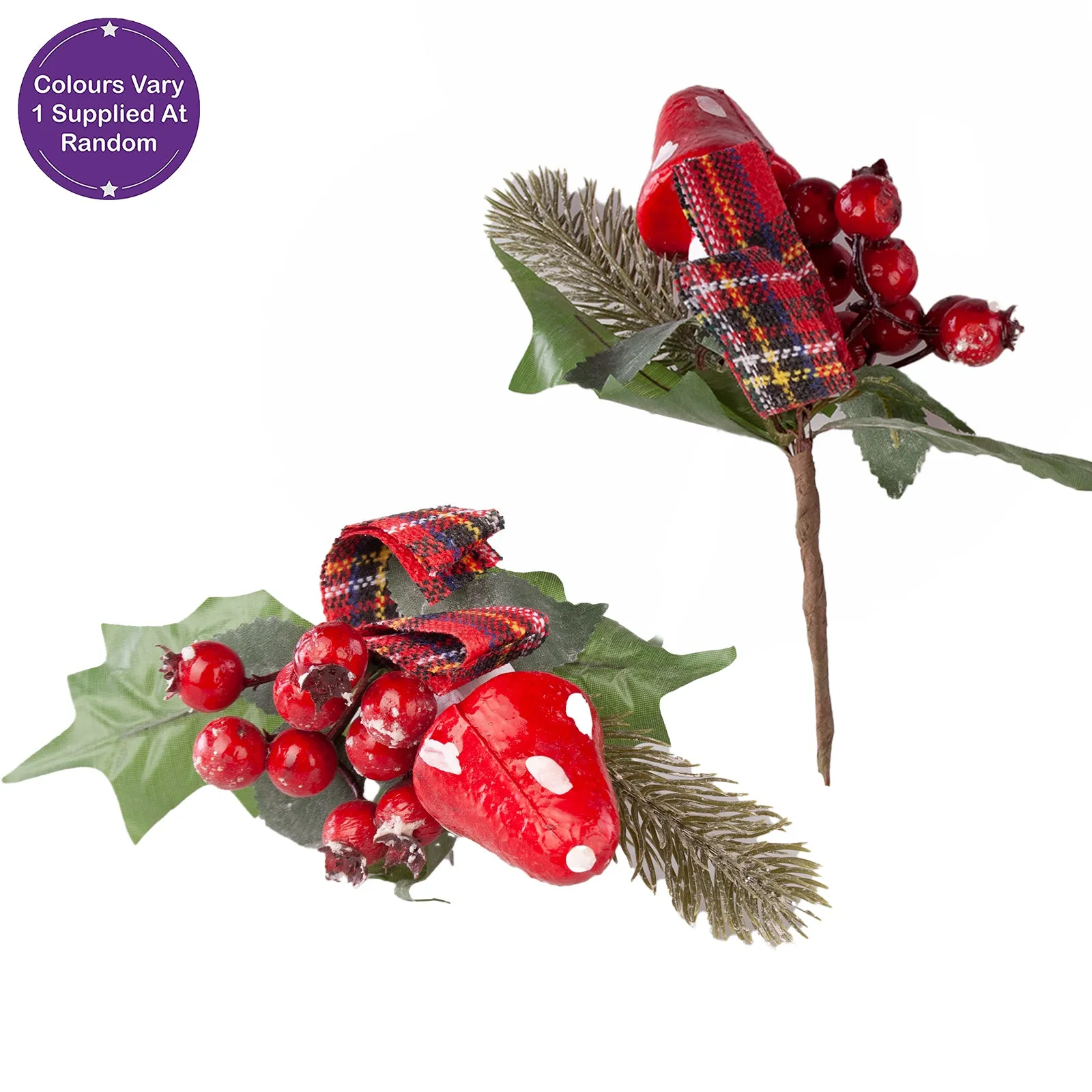 Christmas Berry Picks 3 Styles Assorted