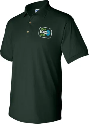 Custom Logo Embroidered Jersey Polo, Dry Blend Polo Shirt, Your Company Logo