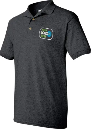 Custom Logo Embroidered Jersey Polo, Dry Blend Polo Shirt, Your Company Logo