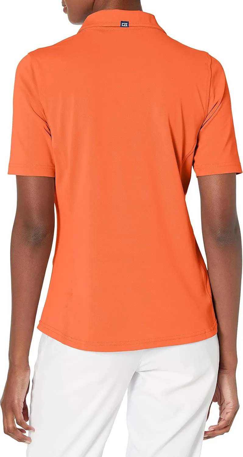Cutter & Buck Women's Short Sleeve Virtue Eco Pique Recycled Polo Shirt