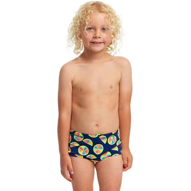 Funky Trunks - You Lemon - Toddler Boys Eco Printed Trunks