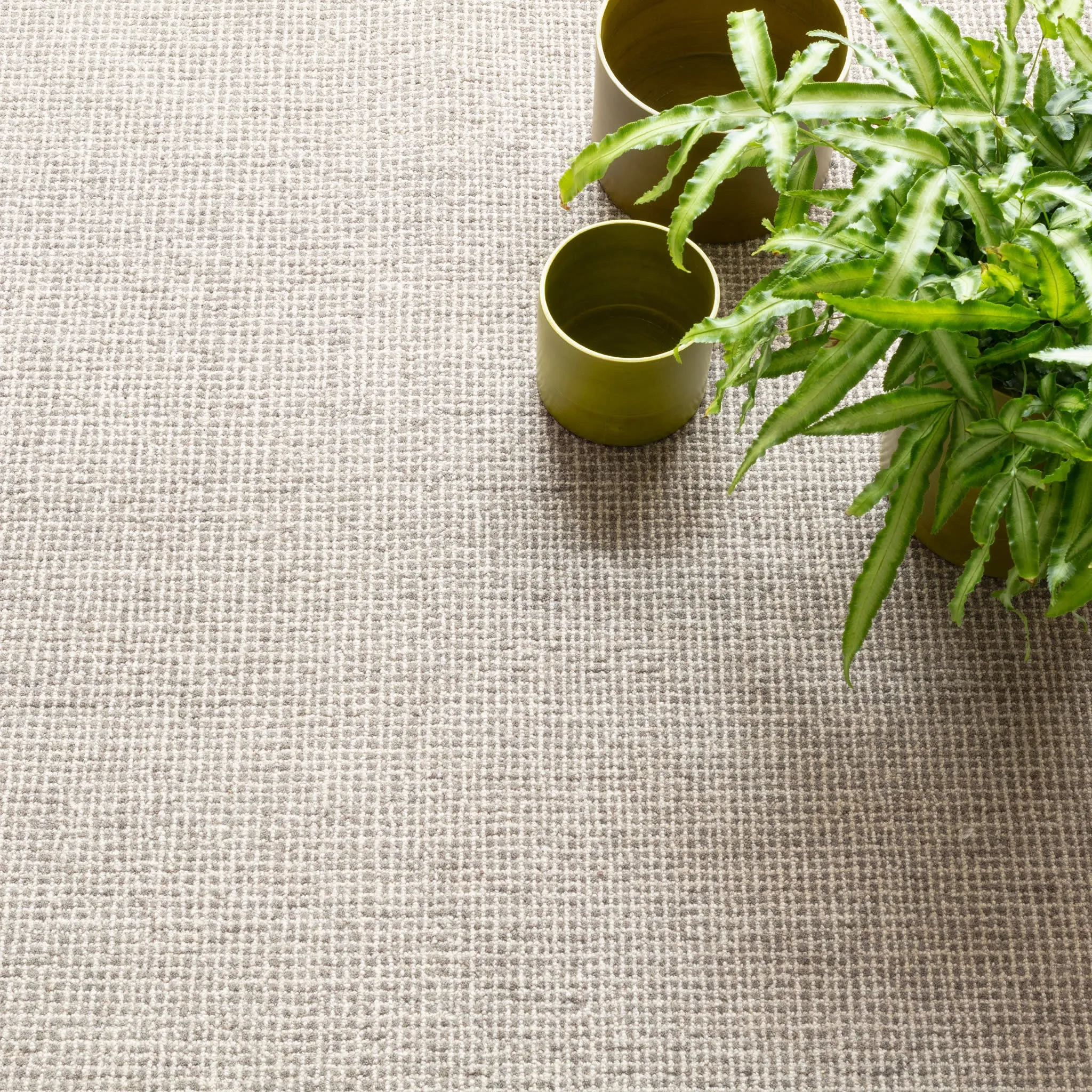 Matrix Grey Hand Tufted Wool Custom Rug