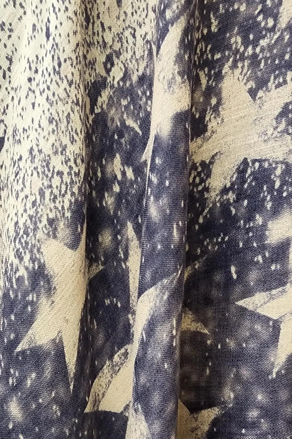 Modena Women's American Flag Printed Duster Beach Cover Up Kimono Topper