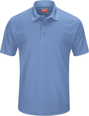 Red Kap Men's Short Sleeve Performance Knit Pocketless Coro Polo