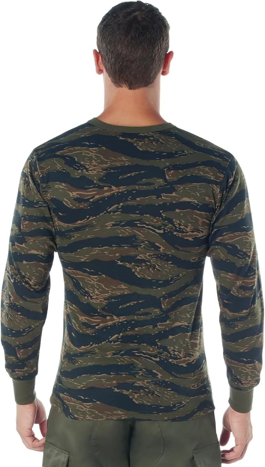 Rothco Mens Long Sleeve Color Camo T-Shirt