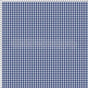 Spandex Gingham Navy Small