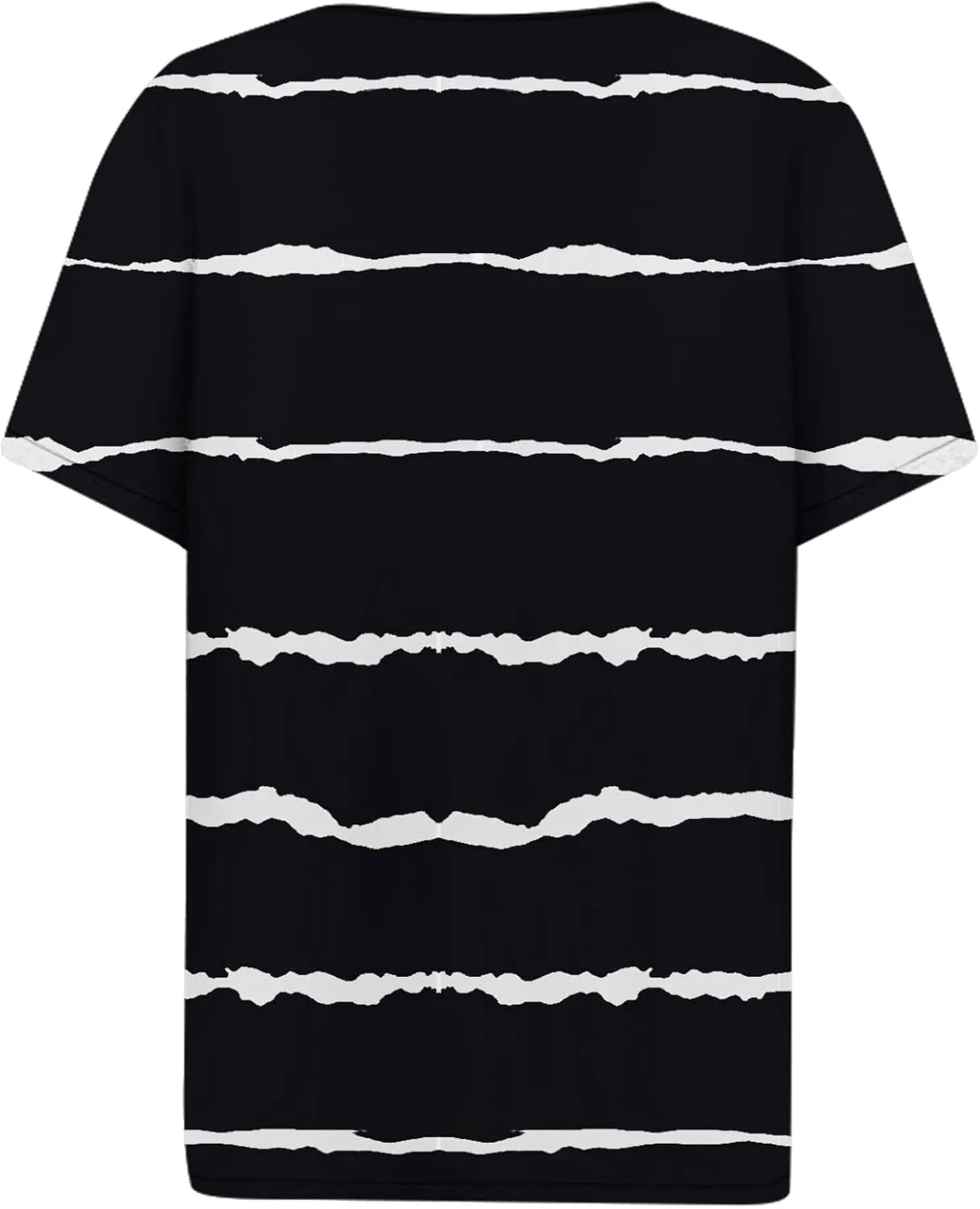 Summer Graphic Tees for Women Short Sleeve Fashion Tops Henley V Neck T Shirts Loose Fit Vacation Tshirt Casual Blouse