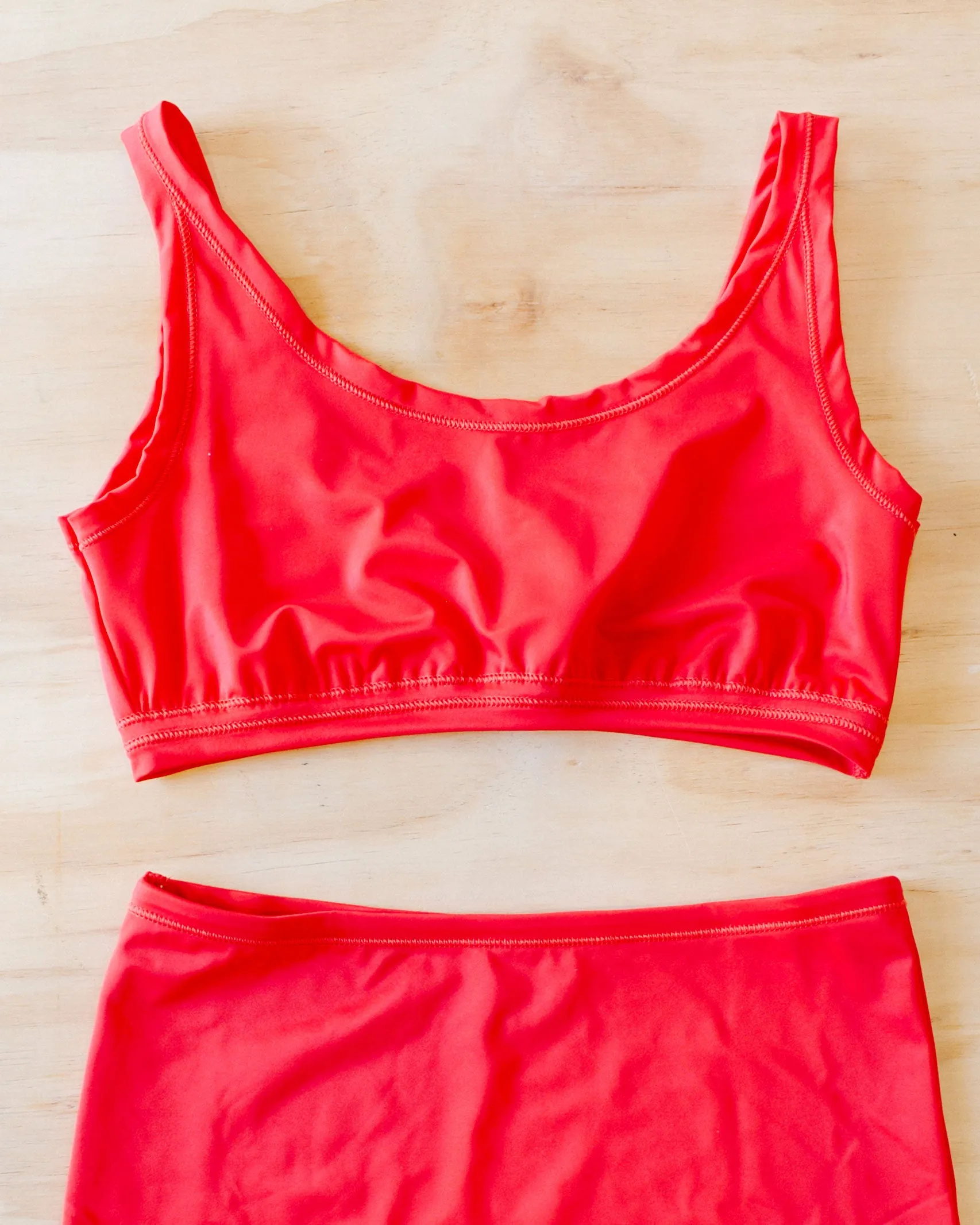 Swimwear Top Classic Red
