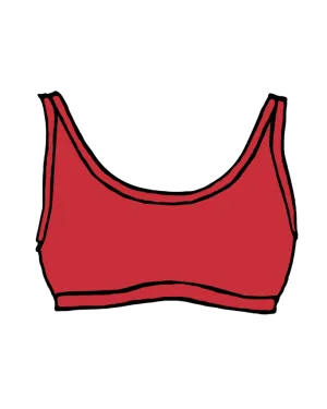 Swimwear Top Classic Red