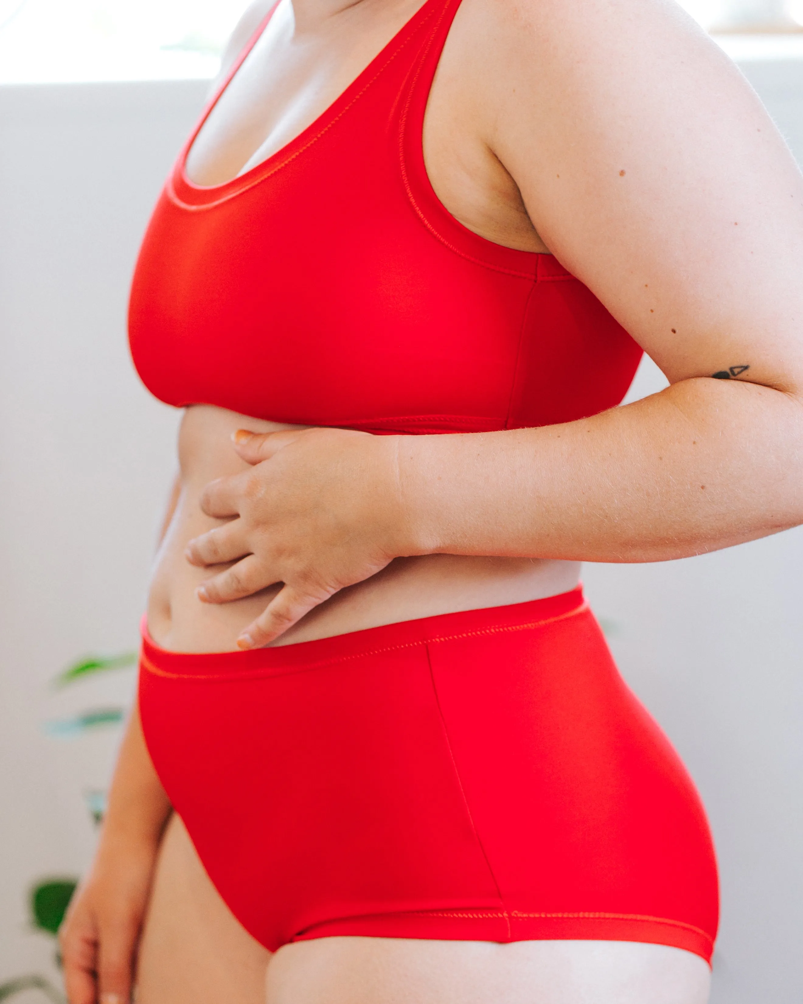 Swimwear Top Classic Red