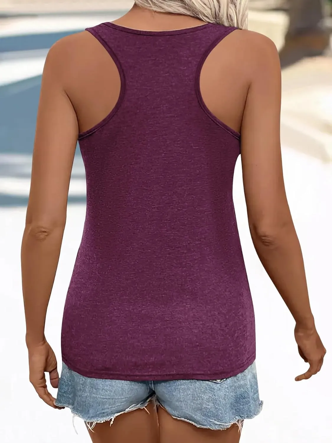 Vintage Mandala Graphic Tank Tops for Women Summer Beach Graphic Loose Tanks Vest Vacation Racerback Tank Cami
