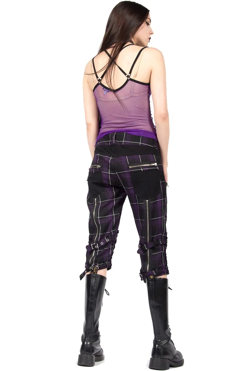 Vintage Purple Fishnet Tank Top