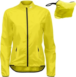Women Cycling Jacket,Windbreaker Breathable Running Jackets Lightweight Packable Hiking Jersey With 3 Zipper Pockets